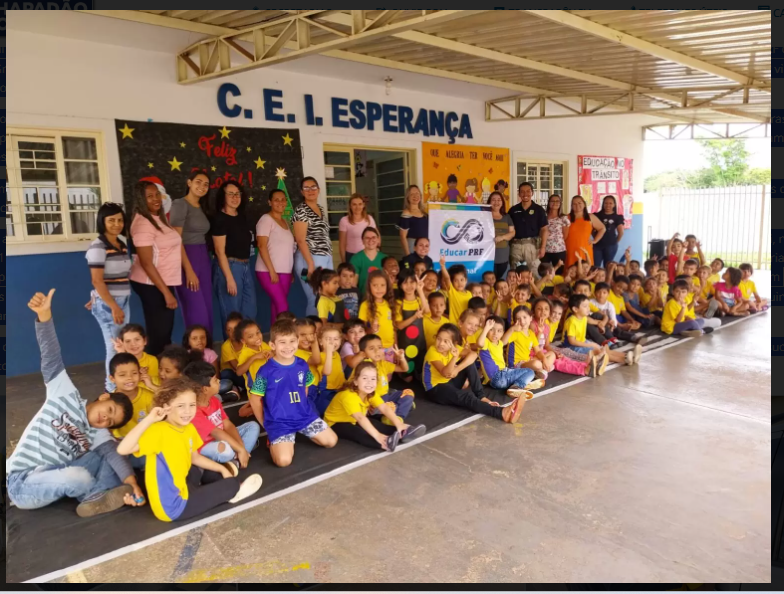 Imagem de compartilhamento para o artigo Secretaria De Educação de Chapadão do Sul e PRF realizaram a Culminância do Projeto Educar – PRF da MS Todo dia